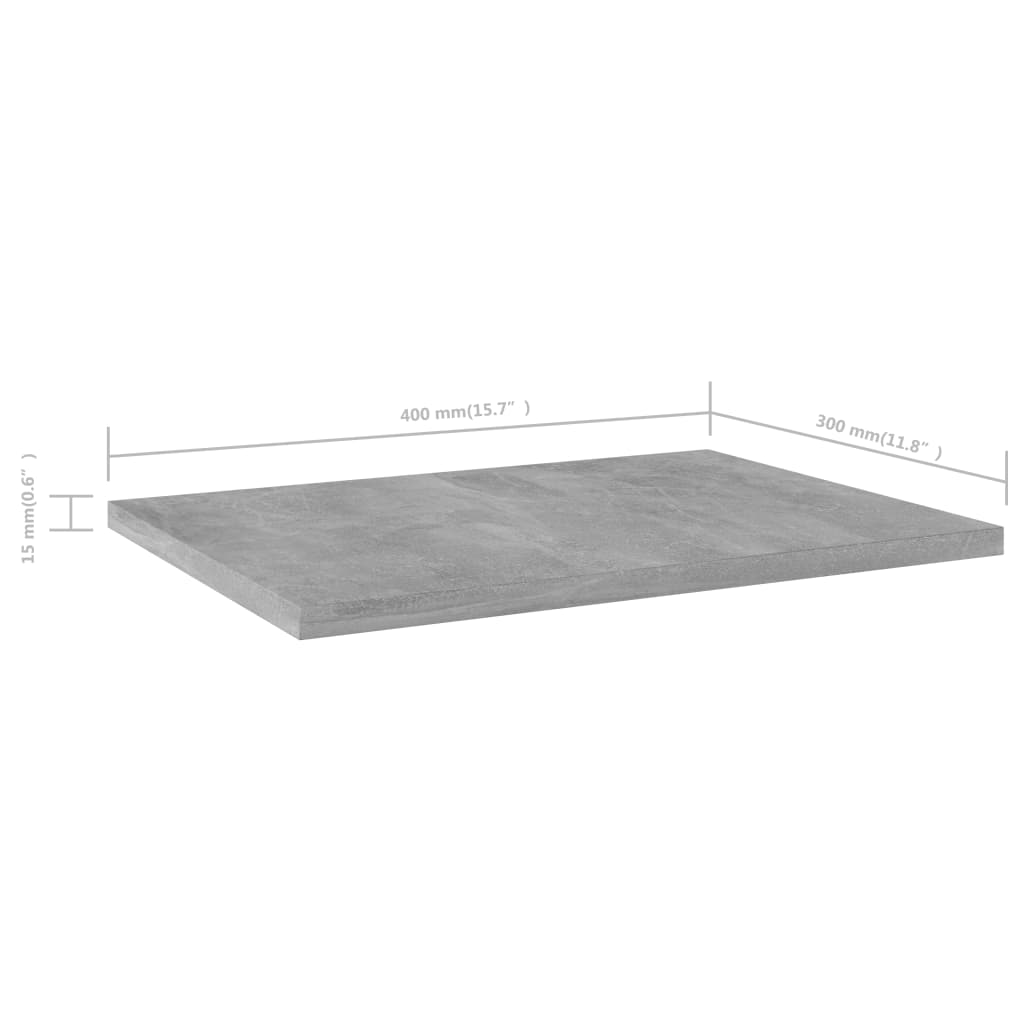 Wandschappen 4 st 40x30x1,5 cm bewerkt hout betongrijs is nu te koop bij PeponiXL, paradijselijk wonen!