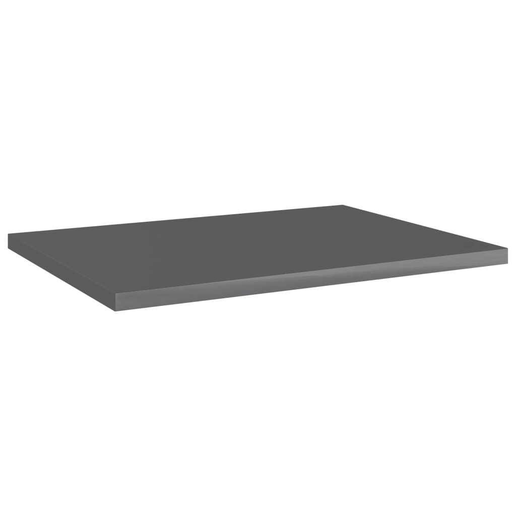 Wandschappen 4 st 40x30x1,5 cm spaanplaat hoogglans grijs is nu te koop bij PeponiXL, paradijselijk wonen!