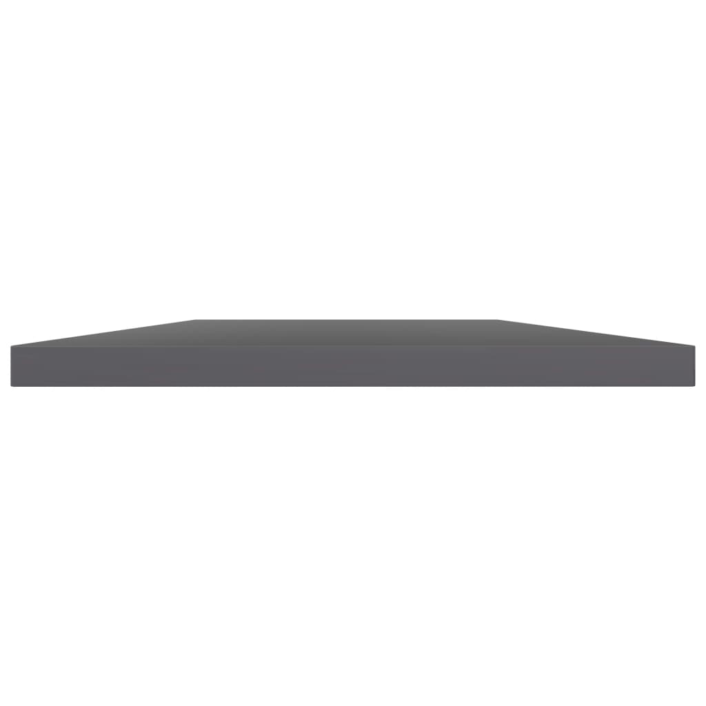 Wandschappen 4 st 40x30x1,5 cm spaanplaat hoogglans grijs is nu te koop bij PeponiXL, paradijselijk wonen!
