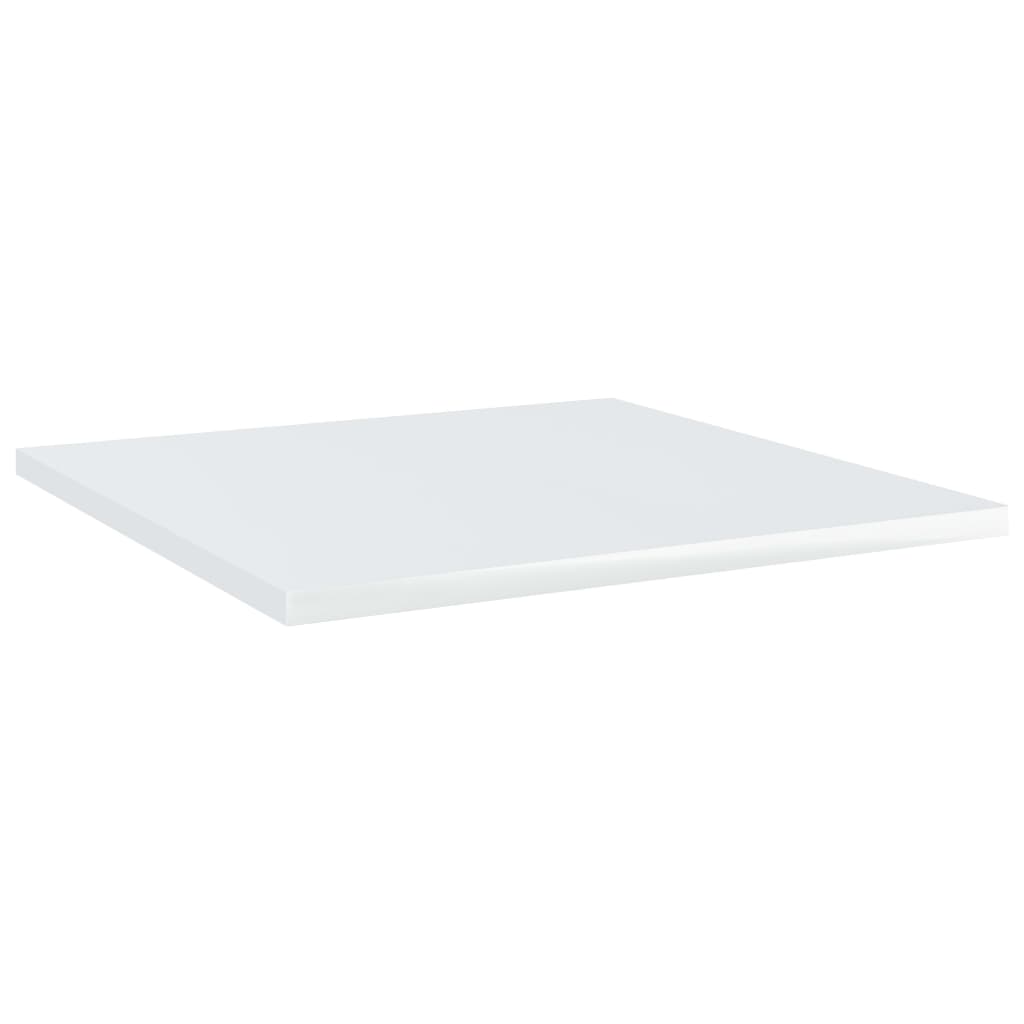 Wandschappen 8 st 40x40x1,5 cm bewerkt hout hoogglans wit is nu te koop bij PeponiXL, paradijselijk wonen!