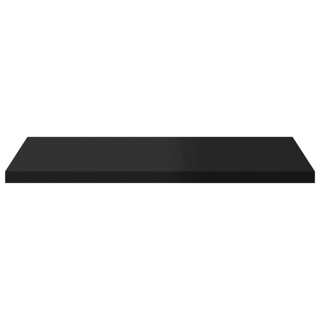 Wandschappen 8 st 40x40x1,5 cm bewerkt hout hoogglans zwart is nu te koop bij PeponiXL, paradijselijk wonen!