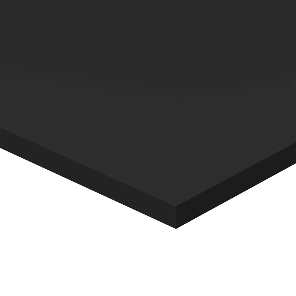 Wandschappen 8 st 40x40x1,5 cm bewerkt hout hoogglans zwart is nu te koop bij PeponiXL, paradijselijk wonen!