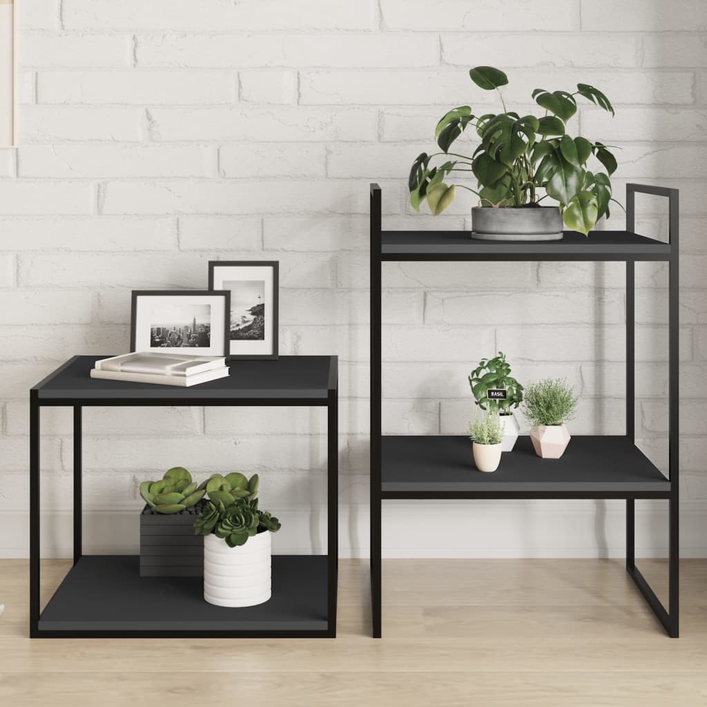 Wandschappen 4 st 40x50x1,5 cm spaanplaat grijs is nu te koop bij PeponiXL, paradijselijk wonen!