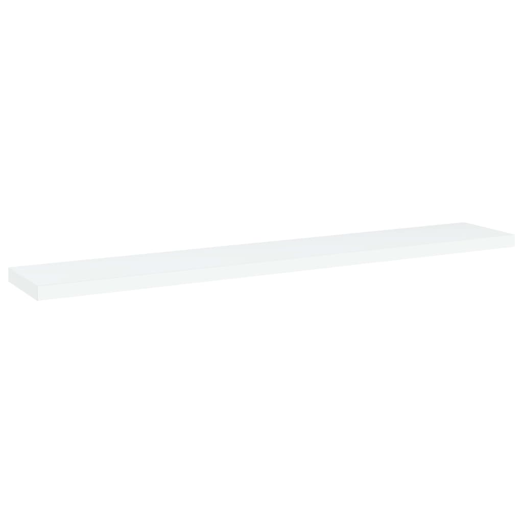 Wandschappen 4 st 60x10x1,5 cm bewerkt hout wit is nu te koop bij PeponiXL, paradijselijk wonen!