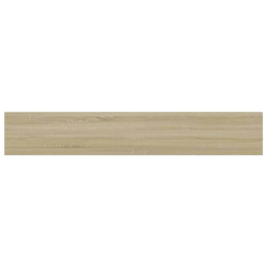 Wandschappen 8 st 60x10x1,5 cm spaanplaat sonoma eikenkleurig is nu te koop bij PeponiXL, paradijselijk wonen!
