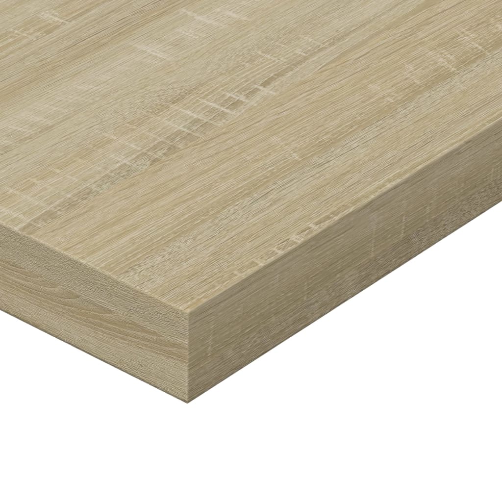 Wandschappen 8 st 60x10x1,5 cm spaanplaat sonoma eikenkleurig is nu te koop bij PeponiXL, paradijselijk wonen!