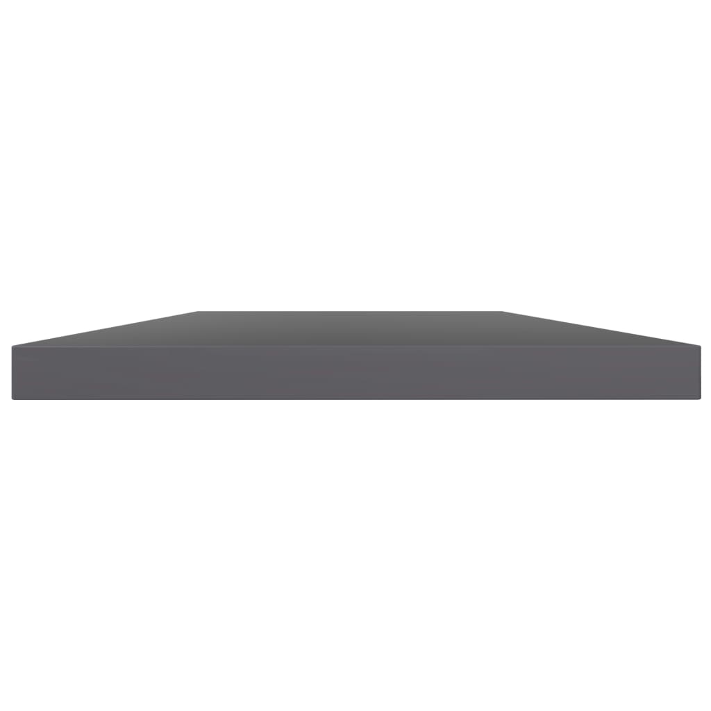 Wandschappen 4 st 60x10x1,5 cm spaanplaat hoogglans grijs is nu te koop bij PeponiXL, paradijselijk wonen!