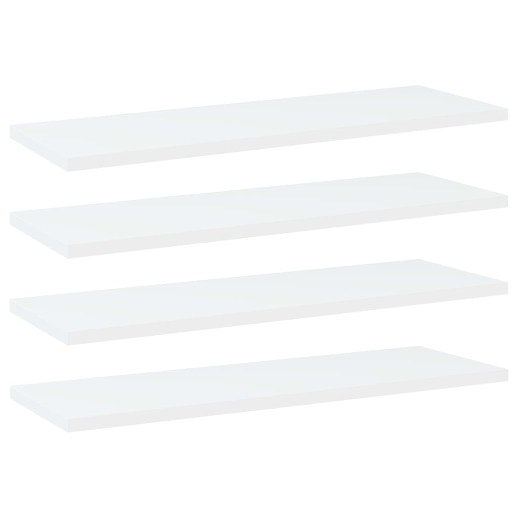 Wandschappen 4 st 60x20x1,5 cm bewerkt hout wit is nu te koop bij PeponiXL, paradijselijk wonen!