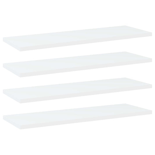 Wandschappen 4 st 60x20x1,5 cm bewerkt hout wit is nu te koop bij PeponiXL, paradijselijk wonen!