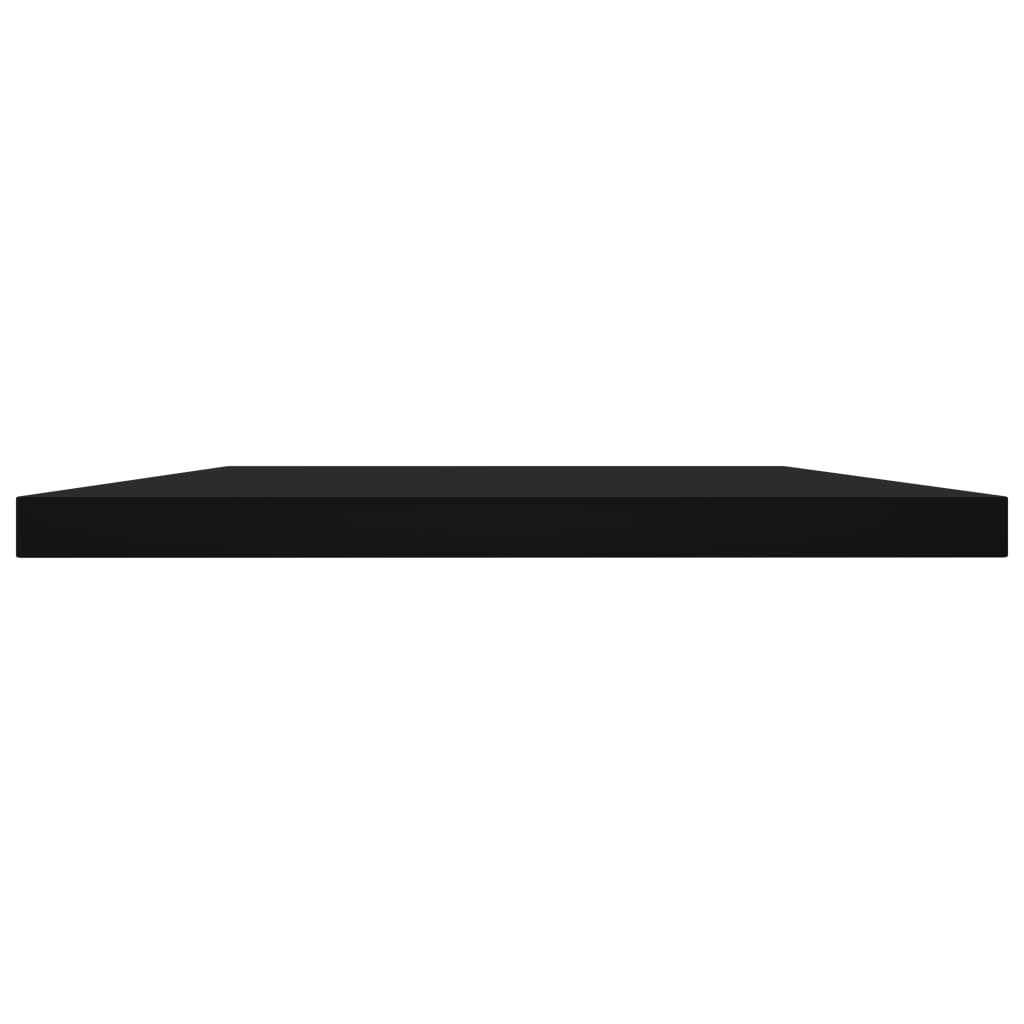 Wandschappen 8 st 60x20x1,5 cm spaanplaat zwart is nu te koop bij PeponiXL, paradijselijk wonen!