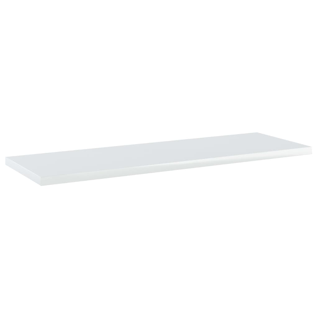 Wandschappen 4 st 60x20x1,5 cm bewerkt hout hoogglans wit is nu te koop bij PeponiXL, paradijselijk wonen!