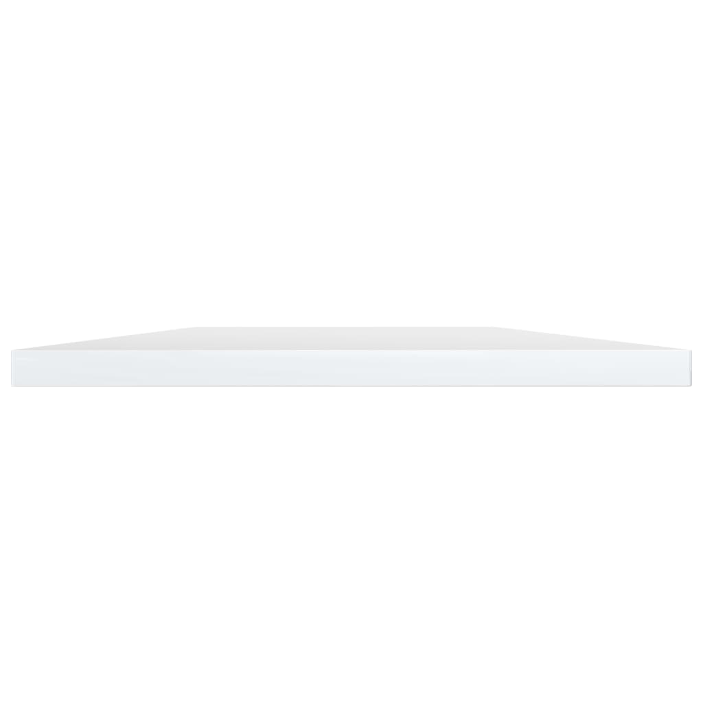 Wandschappen 4 st 60x20x1,5 cm bewerkt hout hoogglans wit is nu te koop bij PeponiXL, paradijselijk wonen!