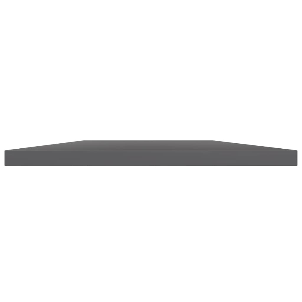 Wandschappen 4 st 60x20x1,5 cm spaanplaat hoogglans grijs is nu te koop bij PeponiXL, paradijselijk wonen!