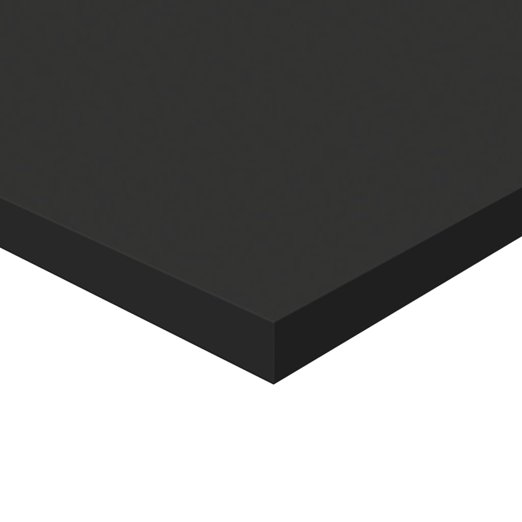 Wandschappen 8 st 60x30x1,5 cm spaanplaat zwart is nu te koop bij PeponiXL, paradijselijk wonen!