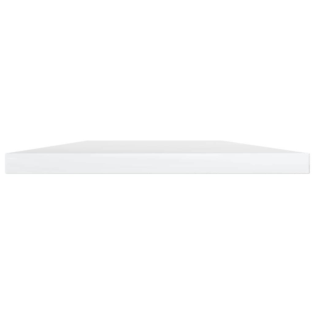Wandschappen 4 st 60x30x1,5 cm bewerkt hout hoogglans wit is nu te koop bij PeponiXL, paradijselijk wonen!