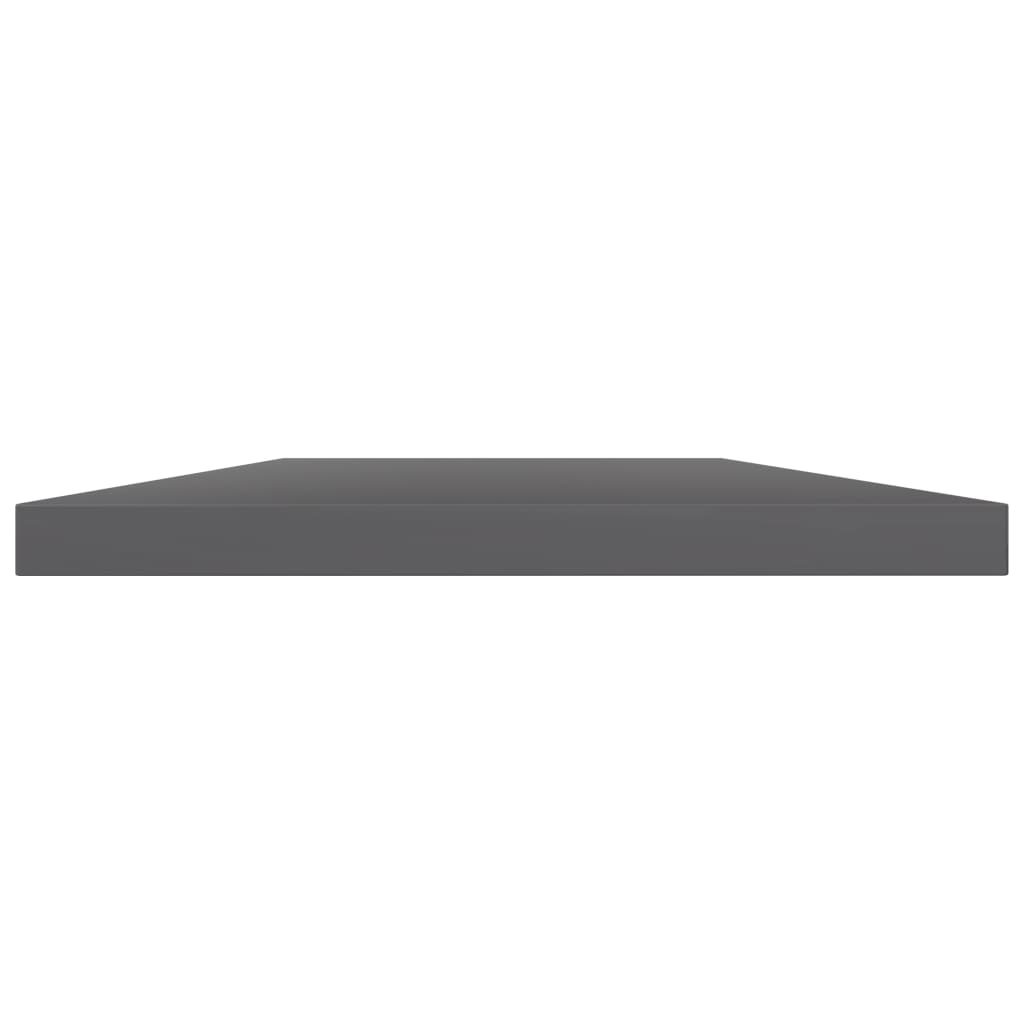 Wandschappen 4 st 60x30x1,5 cm spaanplaat hoogglans grijs is nu te koop bij PeponiXL, paradijselijk wonen!