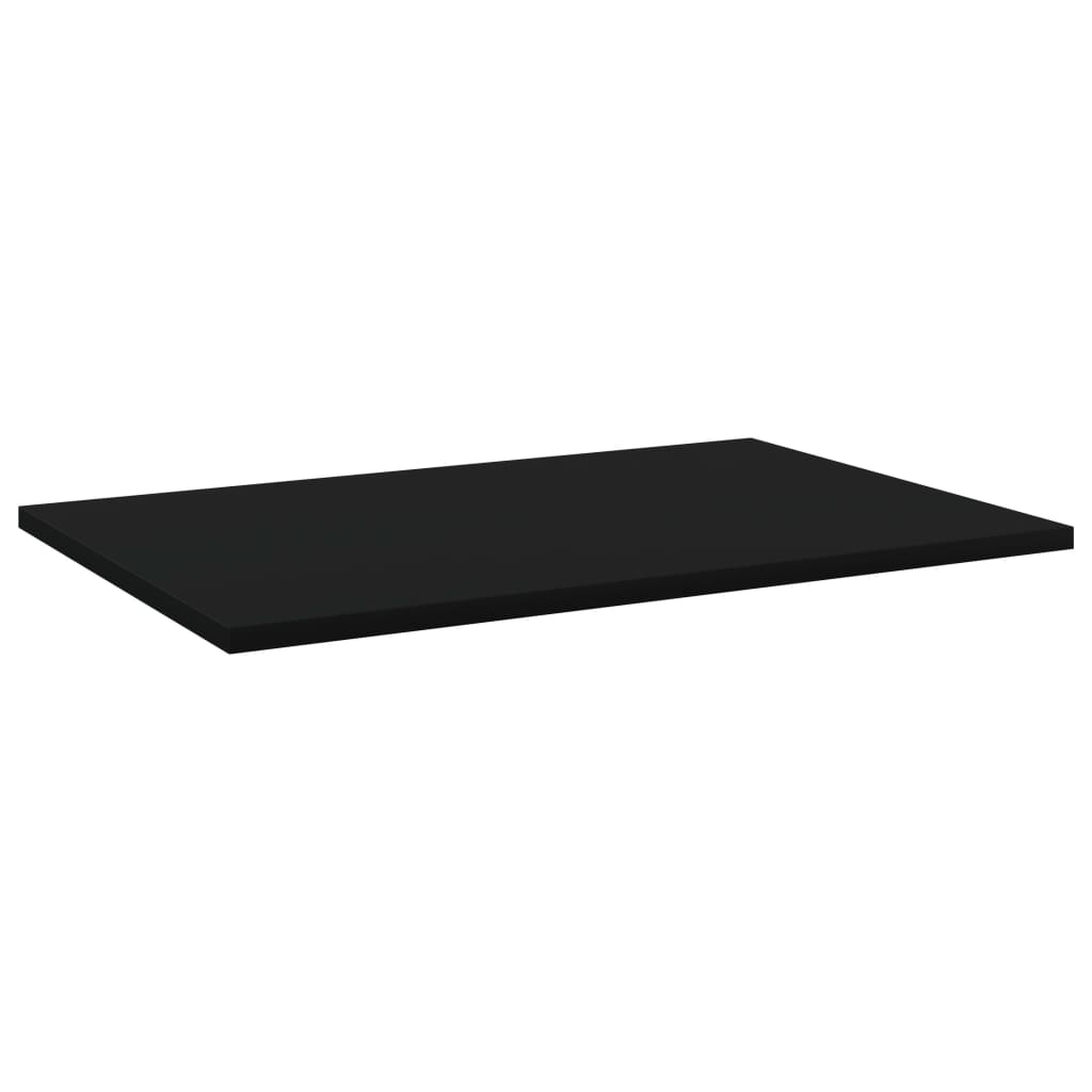 Wandschappen 8 st 60x40x1,5 cm spaanplaat zwart is nu te koop bij PeponiXL, paradijselijk wonen!