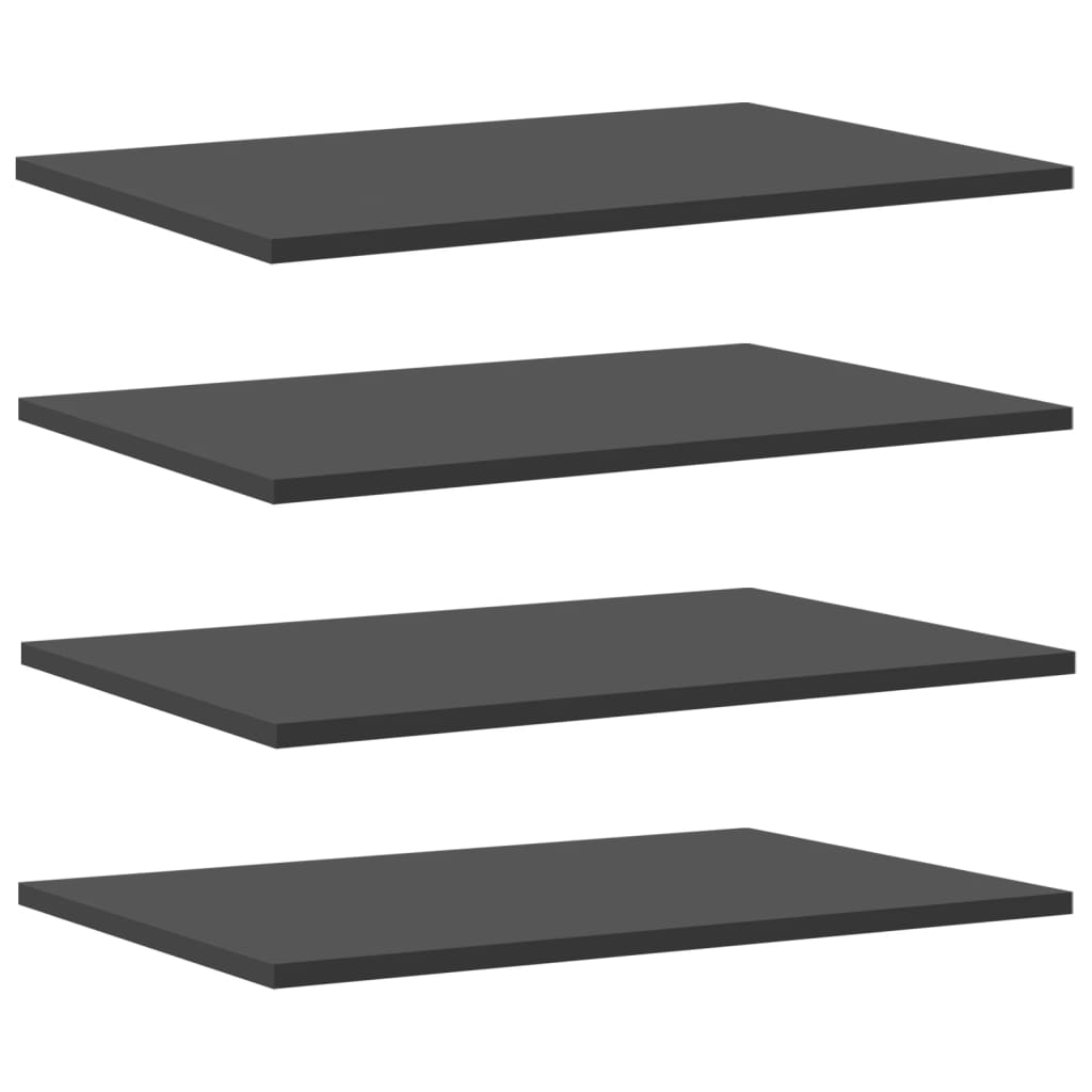 Wandschappen 4 st 60x40x1,5 cm spaanplaat grijs is nu te koop bij PeponiXL, paradijselijk wonen!