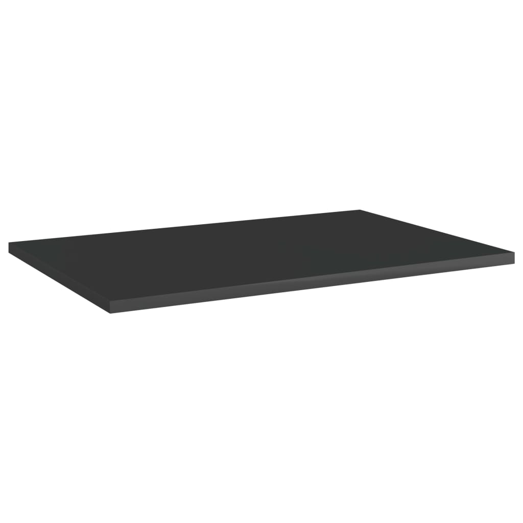 Wandschappen 8 st 60x40x1,5 cm spaanplaat hoogglans zwart is nu te koop bij PeponiXL, paradijselijk wonen!