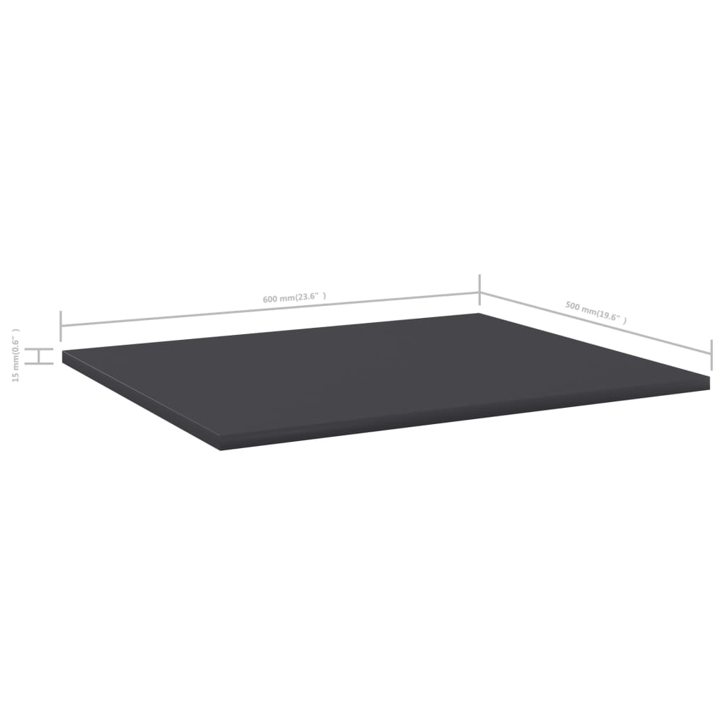 Wandschappen 8 st 60x50x1,5 cm bewerkt hout grijs is nu te koop bij PeponiXL, paradijselijk wonen!
