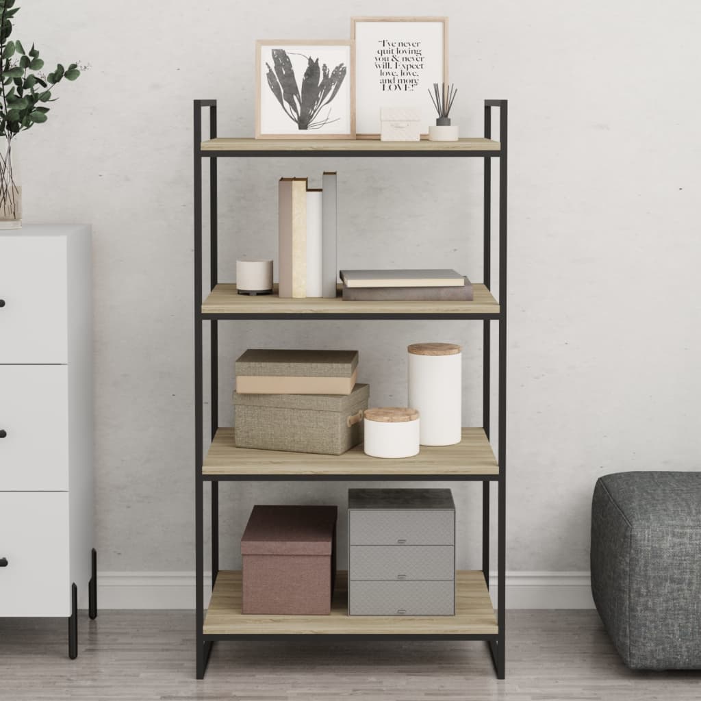 Wandschappen 8 st 60x50x1,5 cm spaanplaat sonoma eikenkleurig is nu te koop bij PeponiXL, paradijselijk wonen!