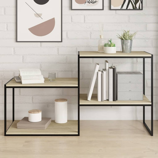 Wandschappen 8 st 60x50x1,5 cm spaanplaat sonoma eikenkleurig is nu te koop bij PeponiXL, paradijselijk wonen!