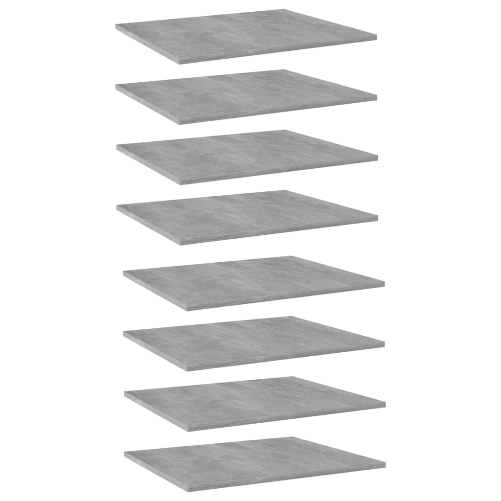 Wandschappen 8 st 60x50x1,5 cm spaanplaat betongrijs is nu te koop bij PeponiXL, paradijselijk wonen!