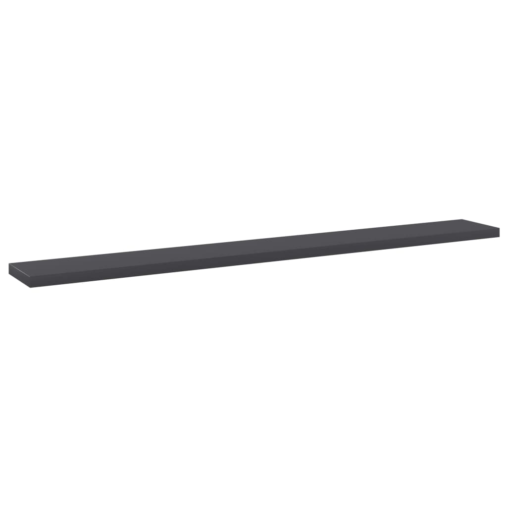 Wandschappen 8 st 80x10x1,5 cm spaanplaat grijs is nu te koop bij PeponiXL, paradijselijk wonen!