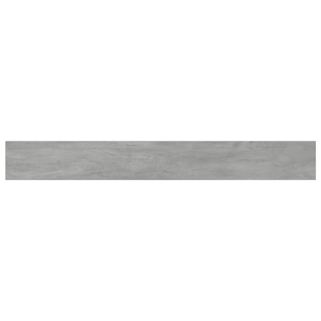 Wandschappen 8 st 80x10x1,5 cm spaanplaat betongrijs is nu te koop bij PeponiXL, paradijselijk wonen!