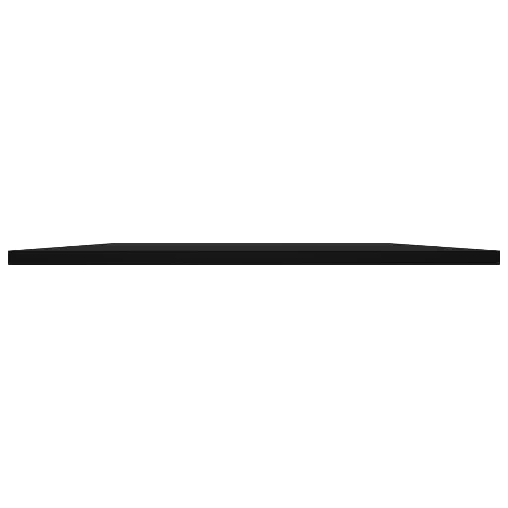 Wandschappen 8 st 80x20x1,5 cm spaanplaat zwart is nu te koop bij PeponiXL, paradijselijk wonen!