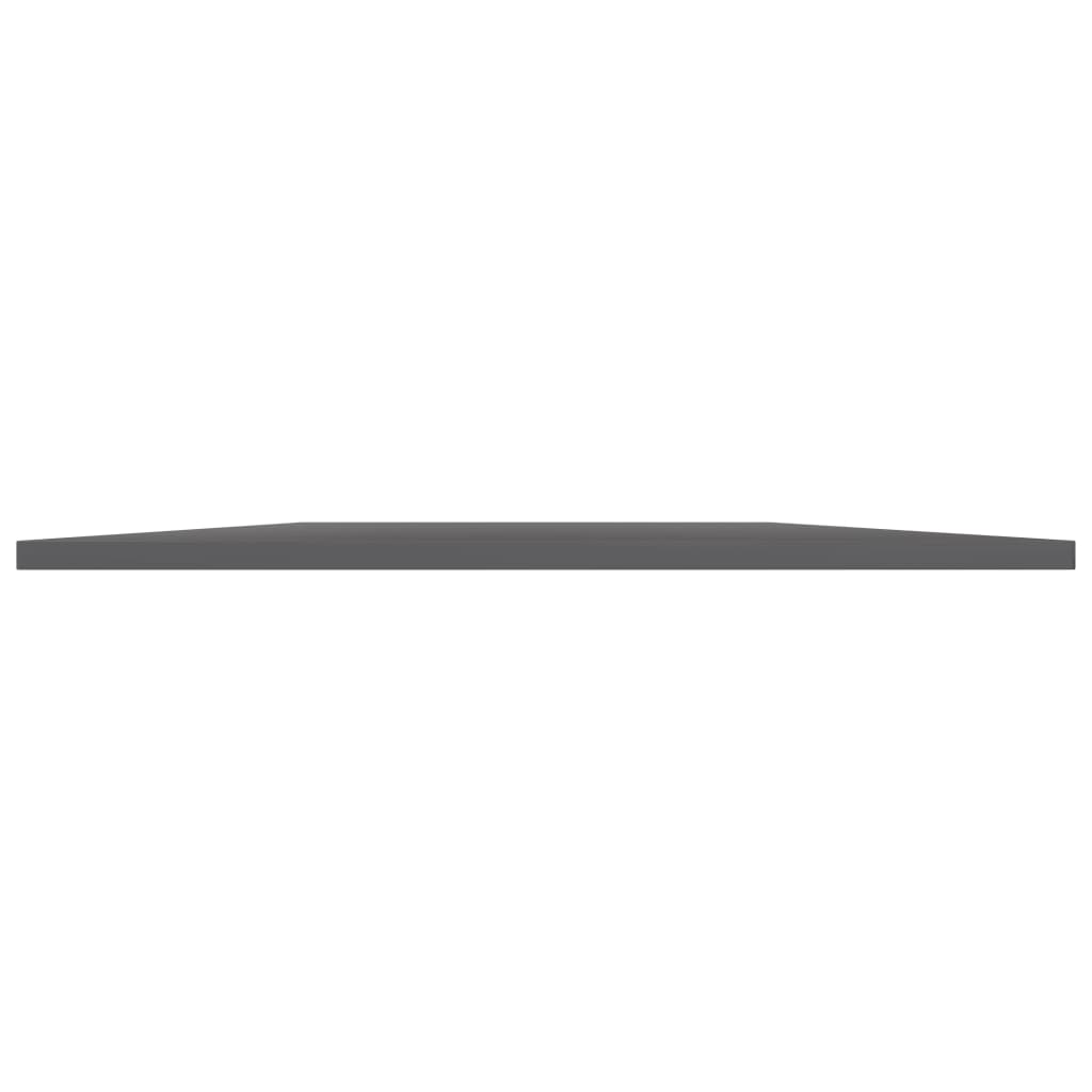 Wandschappen 4 st 80x20x1,5 cm spaanplaat hoogglans grijs is nu te koop bij PeponiXL, paradijselijk wonen!