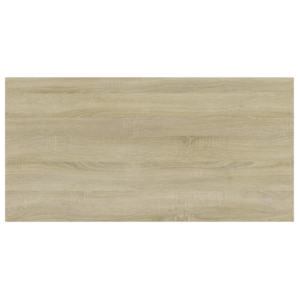 Wandschappen 8 st 80x30x1,5 cm spaanplaat sonoma eikenkleurig is nu te koop bij PeponiXL, paradijselijk wonen!