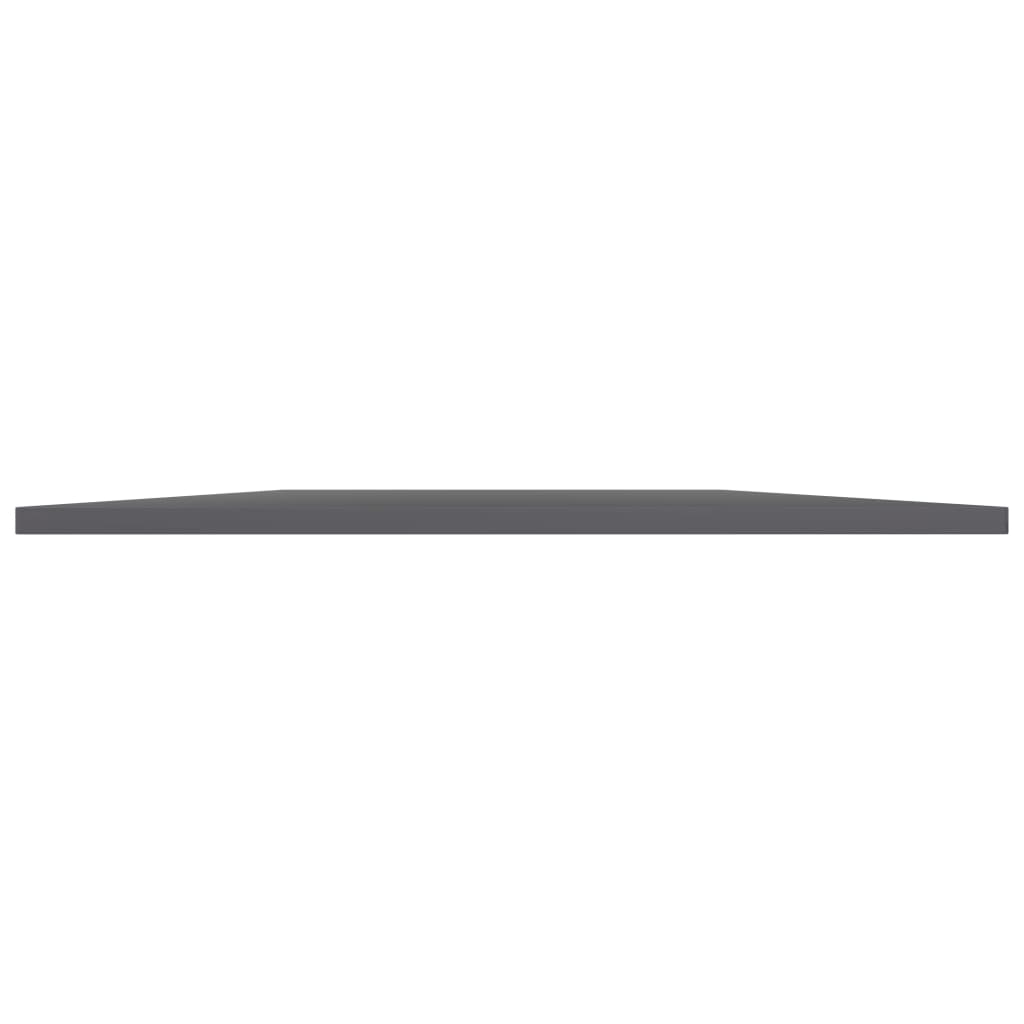 Wandschappen 8 st 80x30x1,5 cm spaanplaat hoogglans grijs is nu te koop bij PeponiXL, paradijselijk wonen!