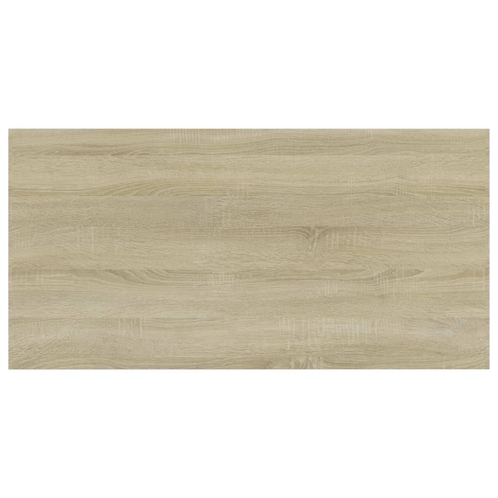 Wandschappen 8 st 80x40x1,5 cm spaanplaat sonoma eikenkleurig is nu te koop bij PeponiXL, paradijselijk wonen!