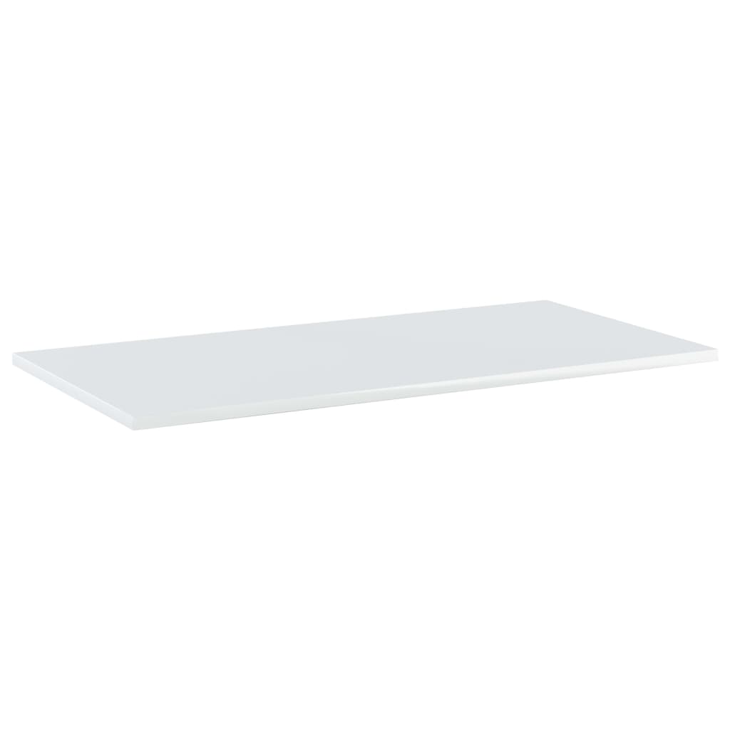Wandschappen 8 st 80x40x1,5 cm spaanplaat hoogglans wit is nu te koop bij PeponiXL, paradijselijk wonen!