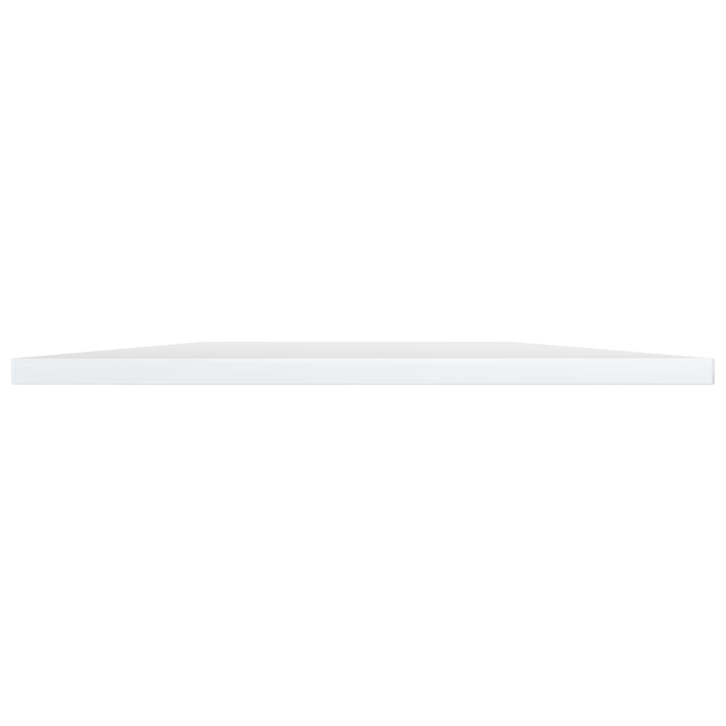 Wandschappen 8 st 80x40x1,5 cm spaanplaat hoogglans wit is nu te koop bij PeponiXL, paradijselijk wonen!