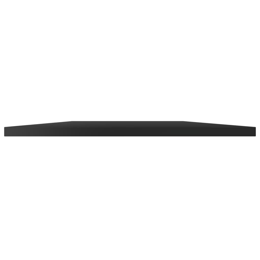 Wandschappen 4 st 80x40x1,5 cm spaanplaat hoogglans zwart is nu te koop bij PeponiXL, paradijselijk wonen!
