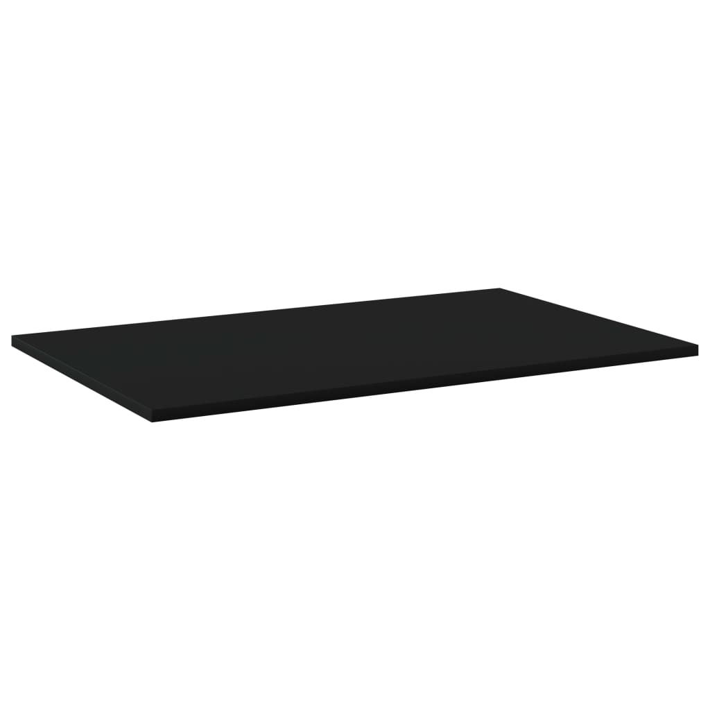 Wandschappen 4 st 80x50x1,5 cm spaanplaat zwart is nu te koop bij PeponiXL, paradijselijk wonen!
