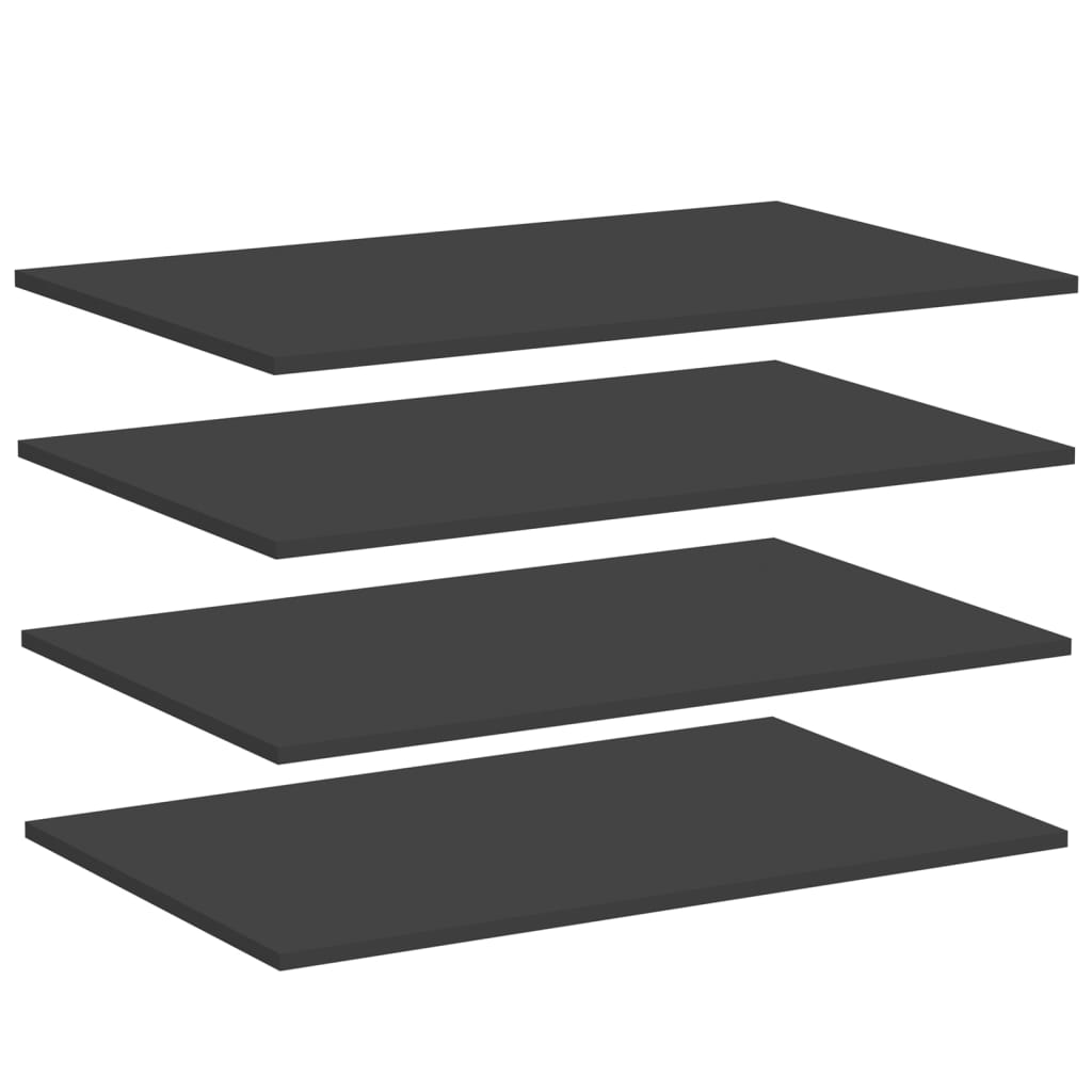 Wandschappen 4 st 80x50x1,5 cm spaanplaat grijs is nu te koop bij PeponiXL, paradijselijk wonen!