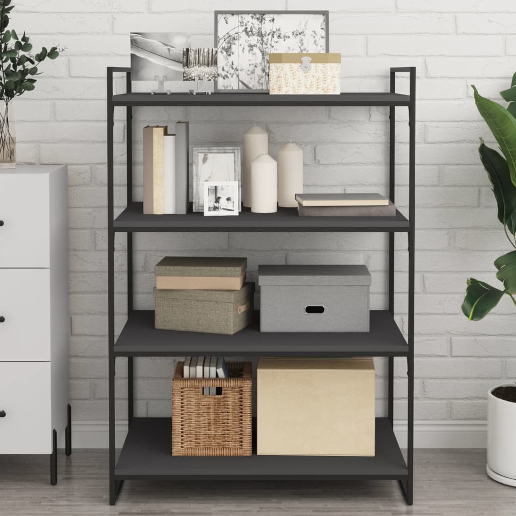 Wandschappen 4 st 80x50x1,5 cm spaanplaat grijs is nu te koop bij PeponiXL, paradijselijk wonen!