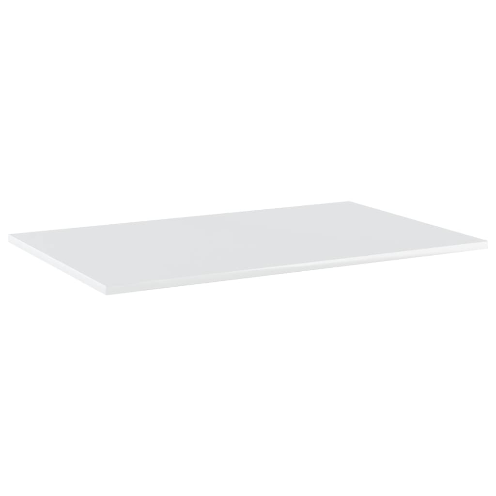 Wandschappen 4 st 80x50x1,5 cm bewerkt hout hoogglans wit is nu te koop bij PeponiXL, paradijselijk wonen!