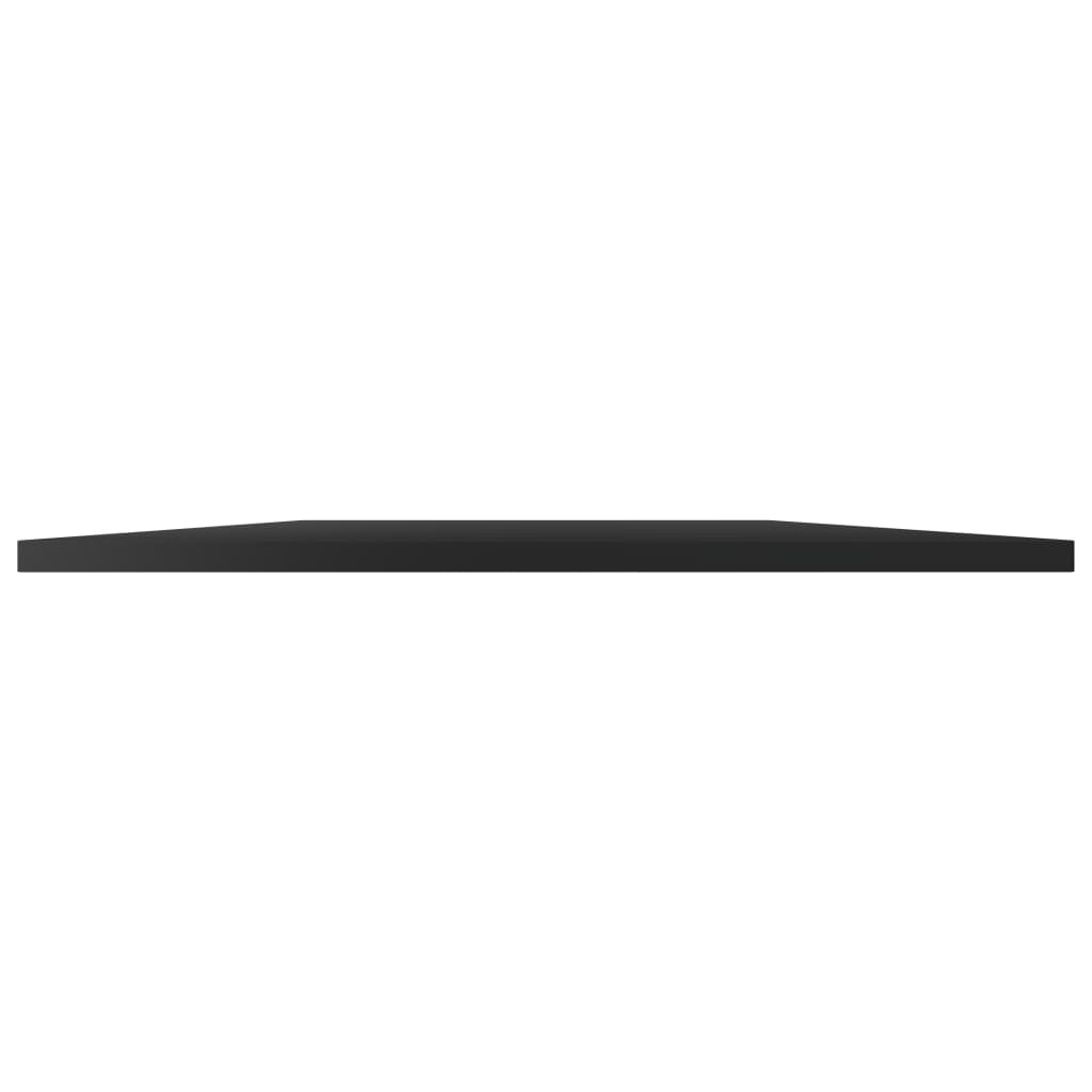 Wandschappen 4 st 80x50x1,5 cm spaanplaat hoogglans zwart is nu te koop bij PeponiXL, paradijselijk wonen!
