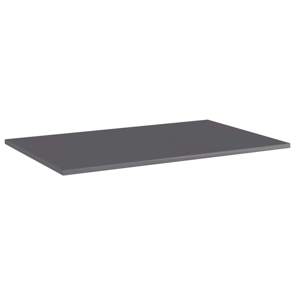 Wandschappen 4 st 80x50x1,5 cm spaanplaat hoogglans grijs is nu te koop bij PeponiXL, paradijselijk wonen!