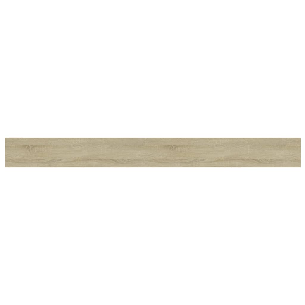 Wandschappen 8 st 100x10x1,5 cm spaanplaat sonoma eikenkleurig is nu te koop bij PeponiXL, paradijselijk wonen!