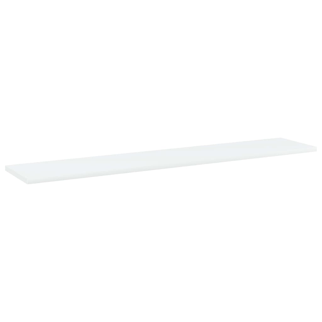 Wandschappen 8 st 100x20x1,5 cm spaanplaat wit is nu te koop bij PeponiXL, paradijselijk wonen!