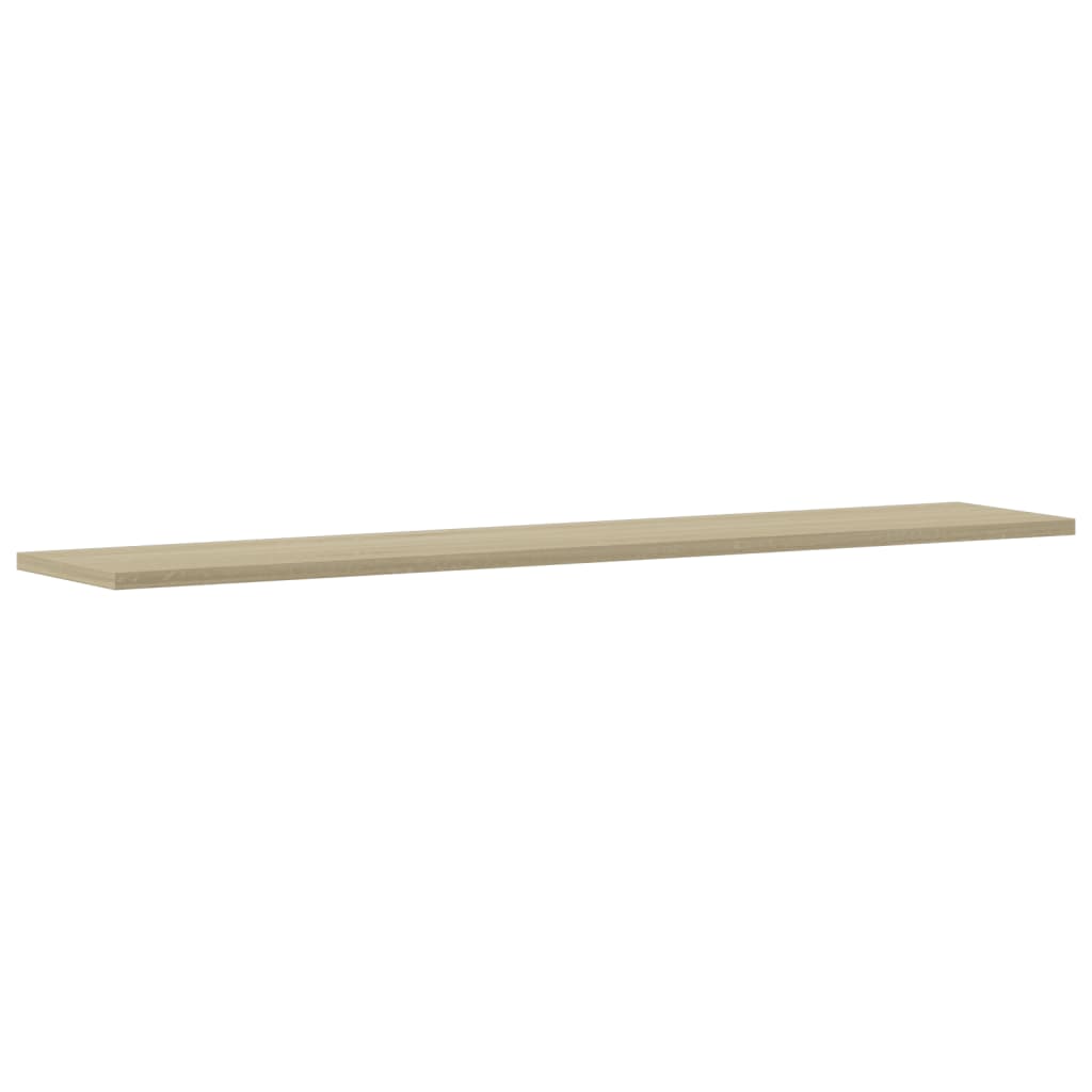 Wandschappen 8 st 100x20x1,5 cm spaanplaat sonoma eikenkleurig is nu te koop bij PeponiXL, paradijselijk wonen!