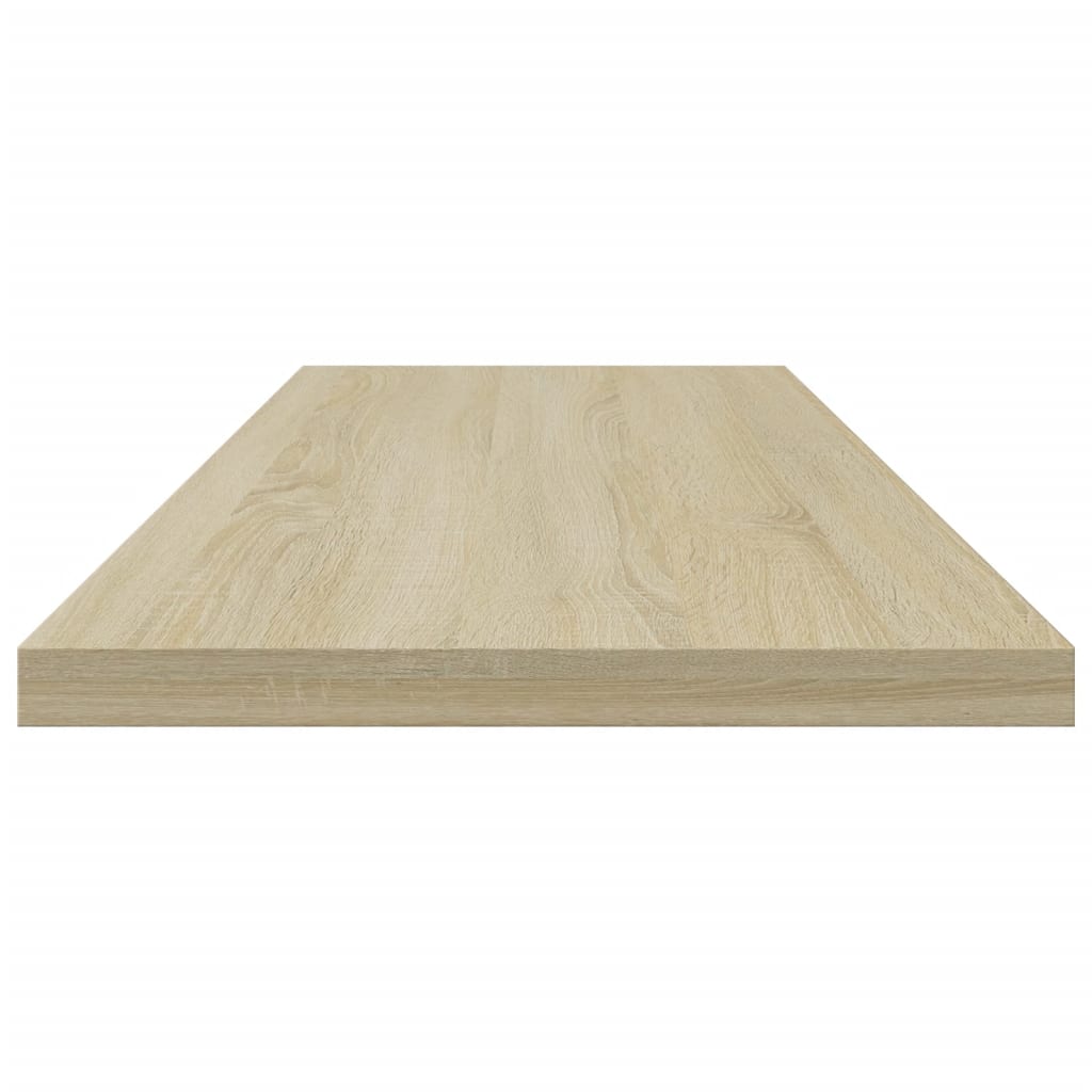 Wandschappen 8 st 100x20x1,5 cm spaanplaat sonoma eikenkleurig is nu te koop bij PeponiXL, paradijselijk wonen!