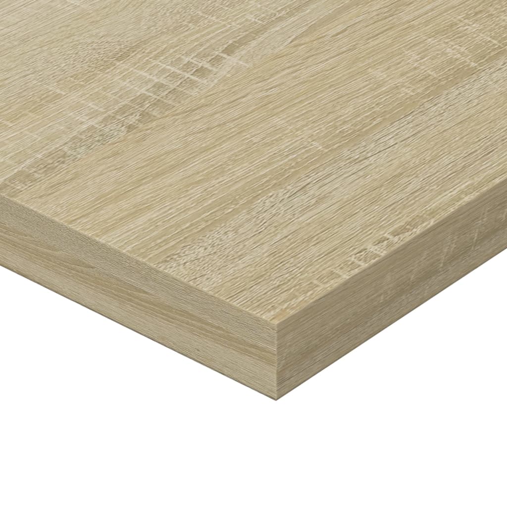 Wandschappen 8 st 100x20x1,5 cm spaanplaat sonoma eikenkleurig is nu te koop bij PeponiXL, paradijselijk wonen!