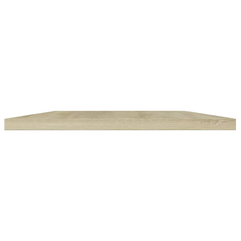 Wandschappen 8 st 100x30x1,5 cm spaanplaat sonoma eikenkleurig is nu te koop bij PeponiXL, paradijselijk wonen!