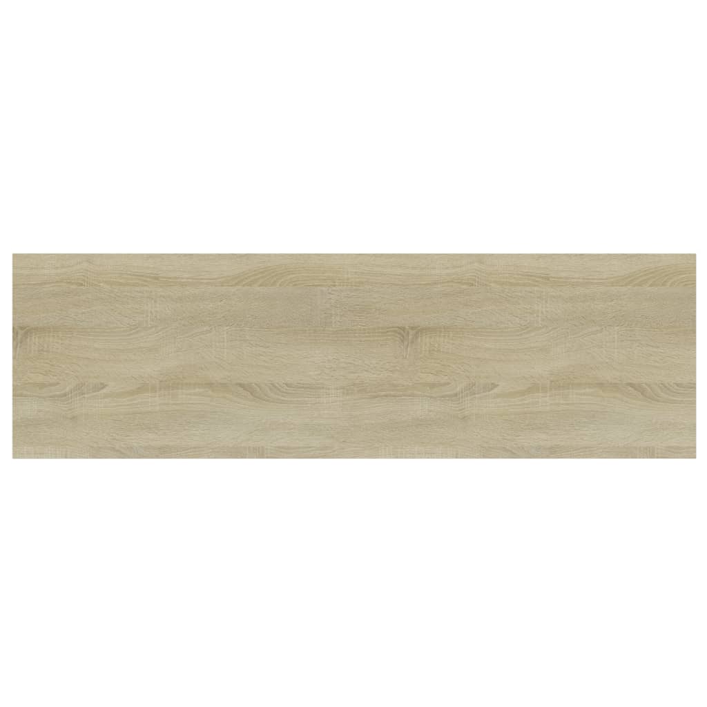 Wandschappen 8 st 100x30x1,5 cm spaanplaat sonoma eikenkleurig is nu te koop bij PeponiXL, paradijselijk wonen!